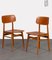 Vintage Chairs in Wood from Ton, 1960, Set of 2 1