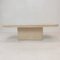 Italian Travertine Coffee Table, 1980s 12