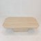 Italian Travertine Coffee Table, 1980s, Image 1