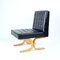 Mid-Century Lounge Chair in Black by Jindrich Volak for Drevopodnik Holesov, 1960s, Image 1