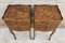 French Nightstands in Walnut with Three Drawers, 1940s, Set of 2 9