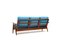 GE-270 Sofa in Teak by Hans Wegner for Getama, 1950s 5