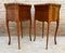 Tables de Chevet en Noyer et Bronze Vernis, France, 1920s, Set de 2 9