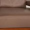 Two-Seater 24/7 Sofa in Beige Leather, Image 3