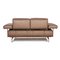 Two-Seater 24/7 Sofa in Beige Leather, Image 9