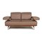 Two-Seater 24/7 Sofa in Beige Leather, Image 1
