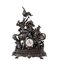 Italian Support Clock in Bronze with Wire Zoomorphic Decorations 1
