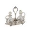 Silver and Ground Crystal Oil Cruet, Vicenza 1