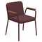 Nature Burgundy Armchair from Mowee 1