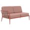 Ribbons Salmon Double Right Sofa from Mowee, Image 1