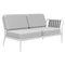 Ribbons White Double Left Sofa from Mowee, Image 1