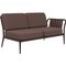 Ribbons Chocolate Double Left Sofa from Mowee, Image 2