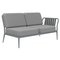 Ribbons Grey Double Left Sofa from Mowee, Image 1