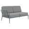 Graues Ribbon Double Right Sofa von Mowee 1