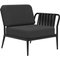 Schwarzes Ribbon Sofa von Mowee 2