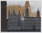 Edward Bawden, Palace of Westminster, 1966, Linolschnitt 1