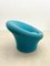 Sedia Mushroom Mid-Century moderna blu attribuita a Pierre Poulin, anni '60, Immagine 4