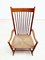 Mid-Century Modern Scandinavian Model J16 Rocking Chair attributed to Hans Wegner, 1960s, Image 6