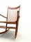 Mid-Century Modern Scandinavian Model J16 Rocking Chair attributed to Hans Wegner, 1960s, Image 9