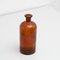 Botella de farmacia ámbar Mid-Century de vidrio, años 50, Imagen 12