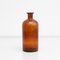 Botella de farmacia ámbar Mid-Century de vidrio, años 50, Imagen 4