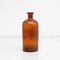 Botella de farmacia ámbar Mid-Century de vidrio, años 50, Imagen 5