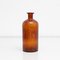 Mid-20th Century Amber Apothecary Glass Bottle, 1950s, Image 6