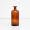 Botella de farmacia ámbar Mid-Century de vidrio, años 50, Imagen 3