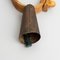 Early 20th Century Traditional Wooden Pastoral Primitive Carved Cowbell, Image 17