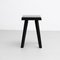 Black Wood Edition S01R and S01 Stools from Pierre Chapo, 2020s, Set of 2 5