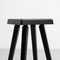 Black Wood Edition S01R and S01 Stools from Pierre Chapo, 2020s, Set of 2 10