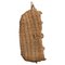 Antique Woven Wicker Basket Wall Planter, 1950s, Image 1