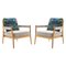 Dine Out Armchairs Tin eak, Rope and Fabric by Rodolfo Dordoni for Cassina, Set of 2 1