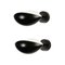 Mid-Century Modern Black Eye Wall Lamps by Serge Mouille, Set of 2, Image 1