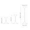 Jazz Kerzenhalter aus Stahl mit schwarzer Pulverbeschichtung von Max Brüel, 4er Set 15