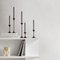 Jazz Candleholders in Steel with Black Powder Coating by Max Brüel, Set of 4 13
