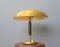 Goldene Tischlampe von SBF, 1940er 1