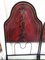 Headboards in Iron and Sheet Metal Painted in Rosewood Colour, 1920s-1930s, Set of 2 6