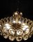 Lámpara de araña estilo Hollywood Regency de cristal de Palme & Walther, años 60, Imagen 6