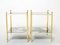Brass Chrome Mirrored End Tables from Maison Jansen, 1970s, Set of 2 9