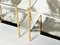 Brass Chrome Mirrored End Tables from Maison Jansen, 1970s, Set of 2, Image 3