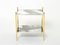 Brass Chrome Mirrored End Tables from Maison Jansen, 1970s, Set of 2 8
