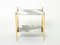 Tables d'Appoint Miroir en Laiton et Chrome de Maison Jansen, 1970s, Set de 2 8