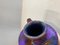 Mid-Century Brown, Purple and Blue Ceramic Vase from Scheurich, 1954 7
