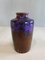 Mid-Century Brown, Purple and Blue Ceramic Vase from Scheurich, 1954 10