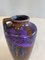 Mid-Century Brown, Purple and Blue Ceramic Vase from Scheurich, 1954, Image 3