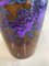 Mid-Century Brown, Purple and Blue Ceramic Vase from Scheurich, 1954, Image 12