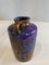 Mid-Century Brown, Purple and Blue Ceramic Vase from Scheurich, 1954, Image 4