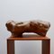 Mid-Century Wooden Root Bowl, 1970s 1