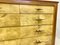 Italian Parchment and Cherrywood Chest of Drawers, 1950s 2